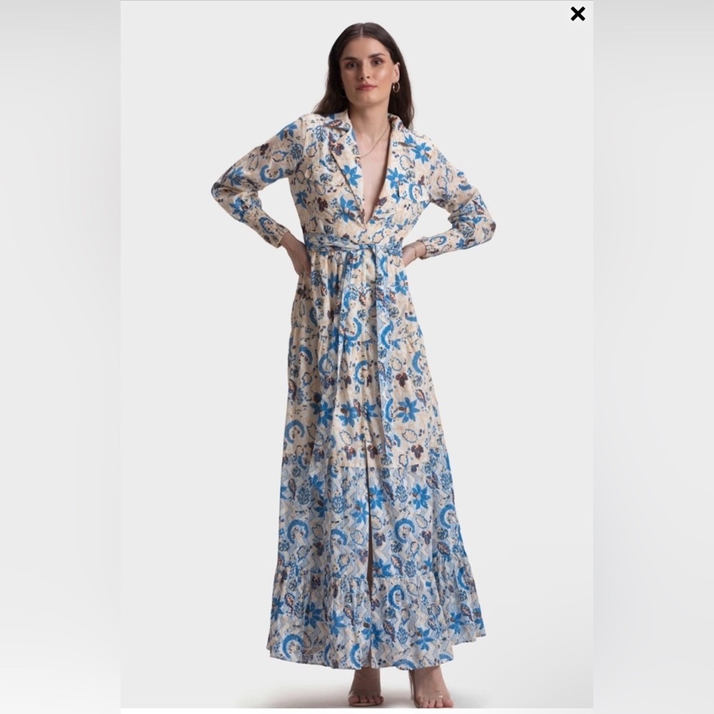 NWOT Ash & Eden Abeo Maxi Shirt Dress